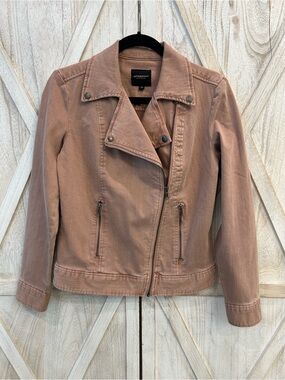 Liverpool Dusty Mauve Moto Jean Jacket